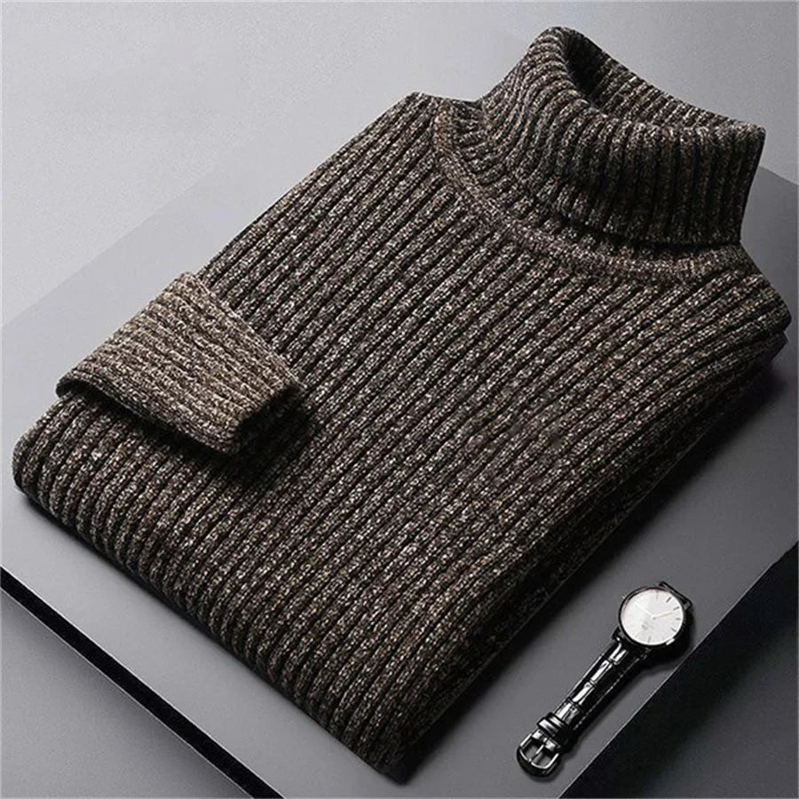 HARRISON OF CALIFORNIA | ROLLED COLLAR SWEATER FOR MEN