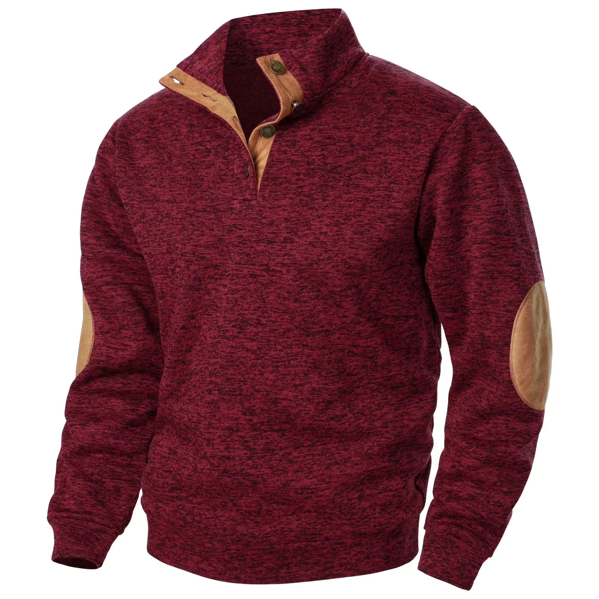 HARRISON OF CALIFORNIA | BUTTON-IN KNIT SWEATER FOR MEN