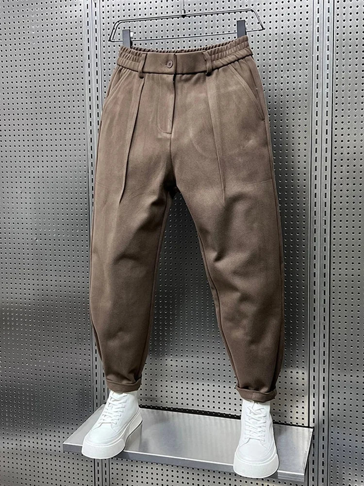 HARRISON OF CALIFORNIA | TAPERED TEXTURED PANTS