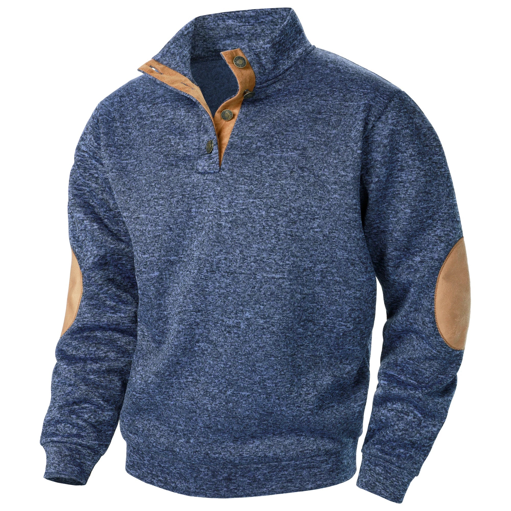 HARRISON OF CALIFORNIA | BUTTON-IN KNIT SWEATER FOR MEN