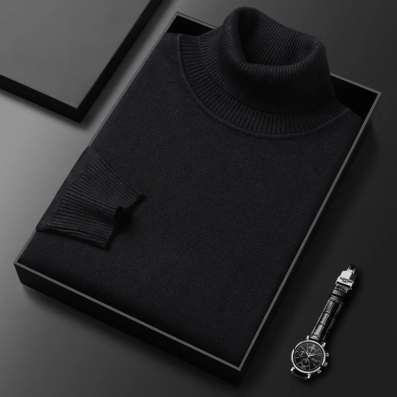 HARRISON OF CALIFORNIA | ELEGANT HIGH NECK SWEATER