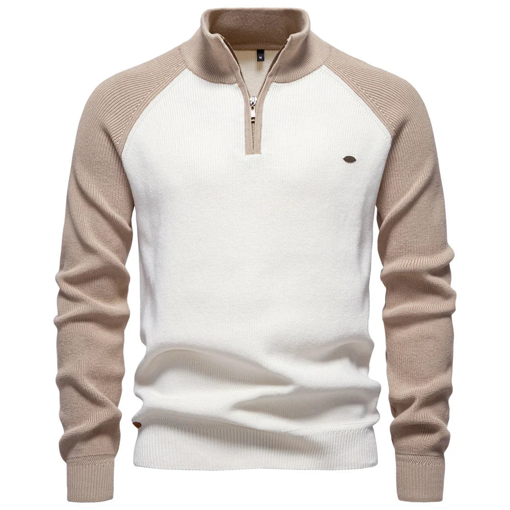 HARRISON OF CALIFORNIA | ZIPPERED PULLOVER FOR MEN