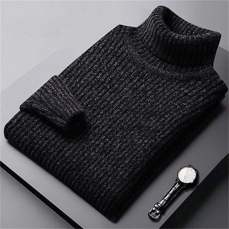 HARRISON OF CALIFORNIA | ROLLED COLLAR SWEATER FOR MEN