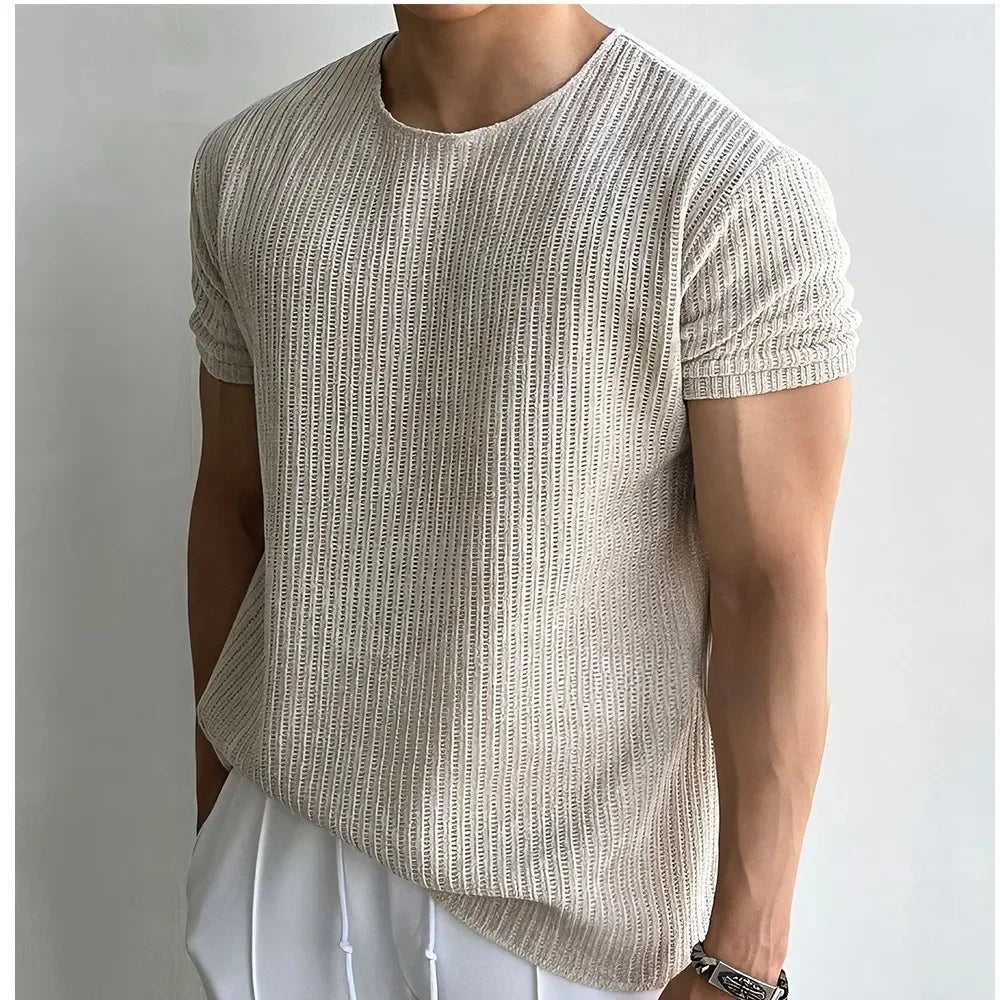 HARRISON OF CALIFORNIA | KNIT T-SHIRT FOR MEN