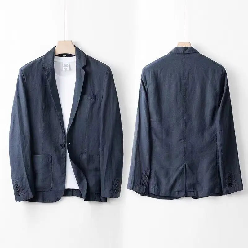 HARRISON OF CALIFORNIA | LINEN BLEND SUIT FOR MEN