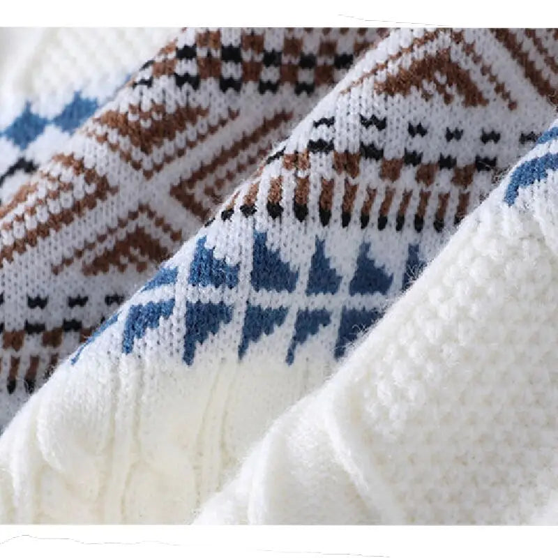 HARRISON OF CALIFORNIA | NORDIC KNIT PULLOVER FOR MEN