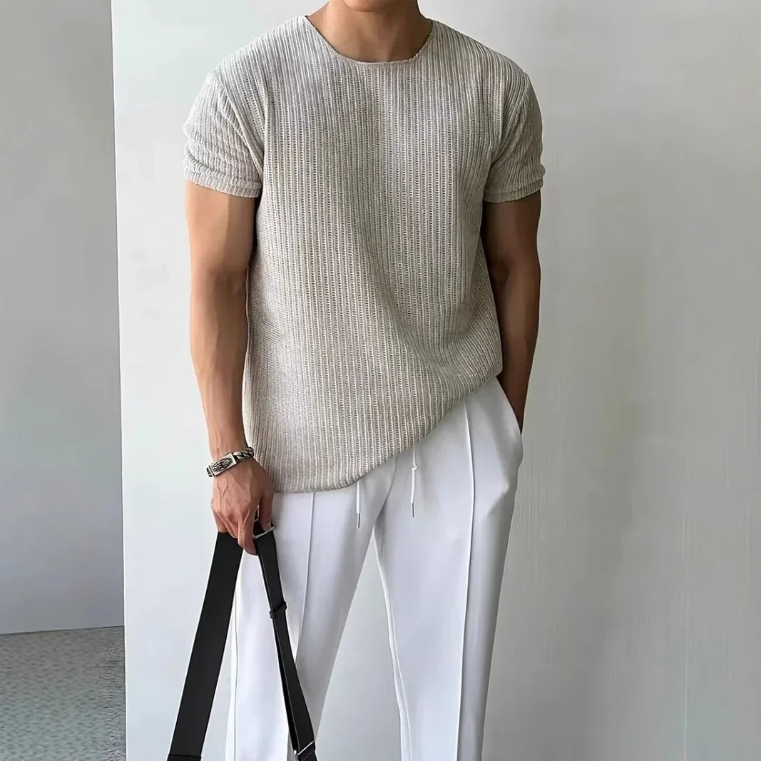 HARRISON OF CALIFORNIA | KNIT T-SHIRT FOR MEN