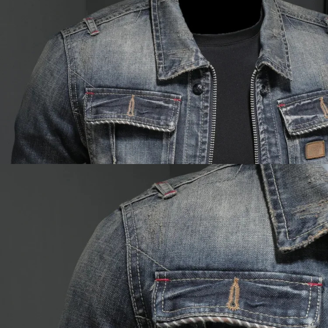 HARRISON OF CALIFORNIA | ELEGANT DENIM JACKET FOR MEN