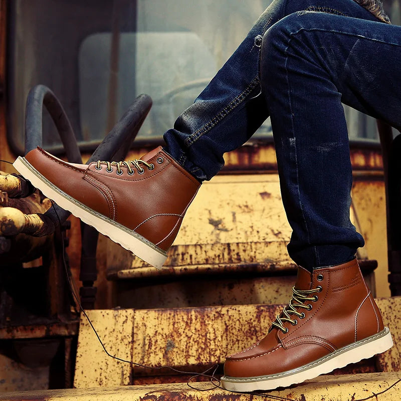 HARRISON OF CALIFORNIA | CLASSIC LACE-UP BOOTS FOR MEN