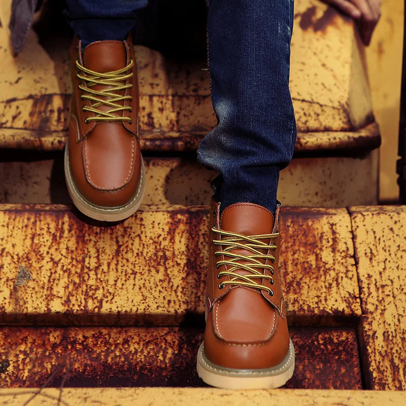HARRISON OF CALIFORNIA | CLASSIC LACE-UP BOOTS FOR MEN