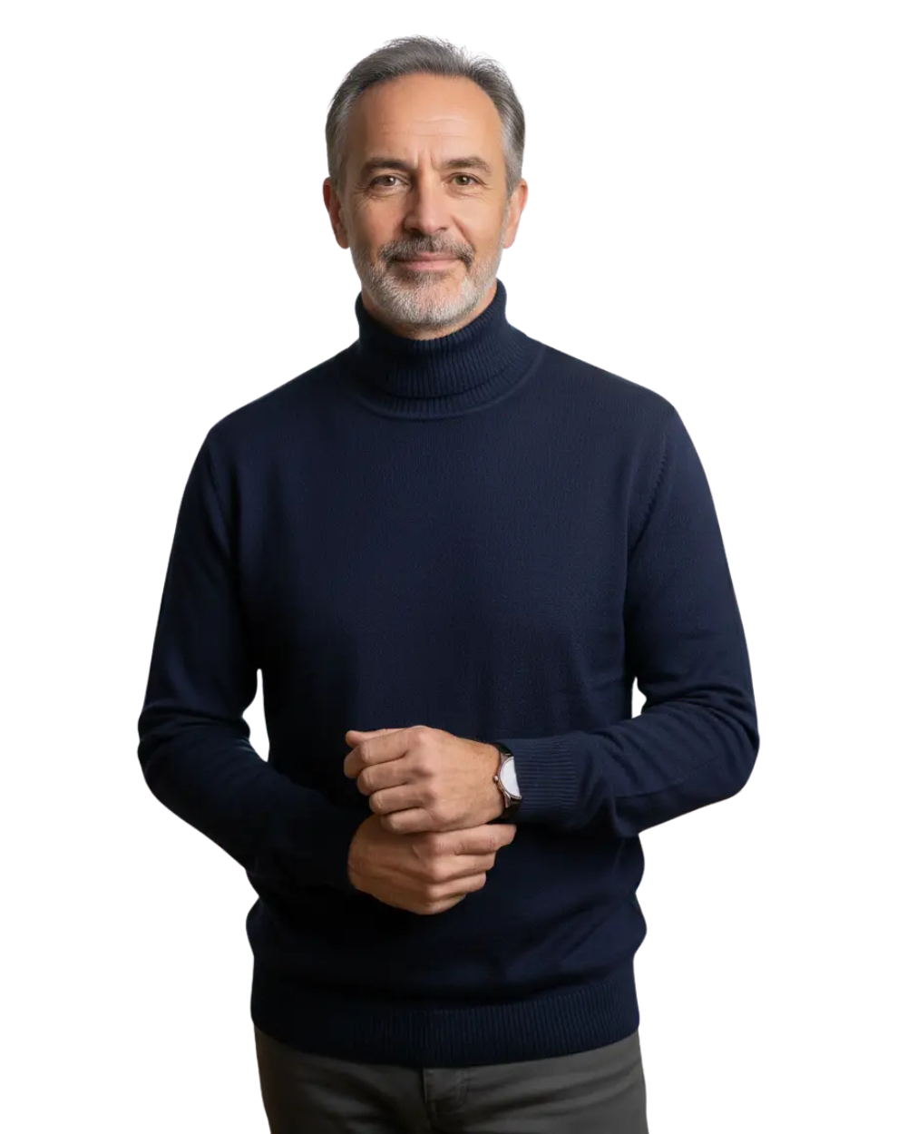 HARRISON OF CALIFORNIA | ROLLED NECK PULLOVER FOR MEN
