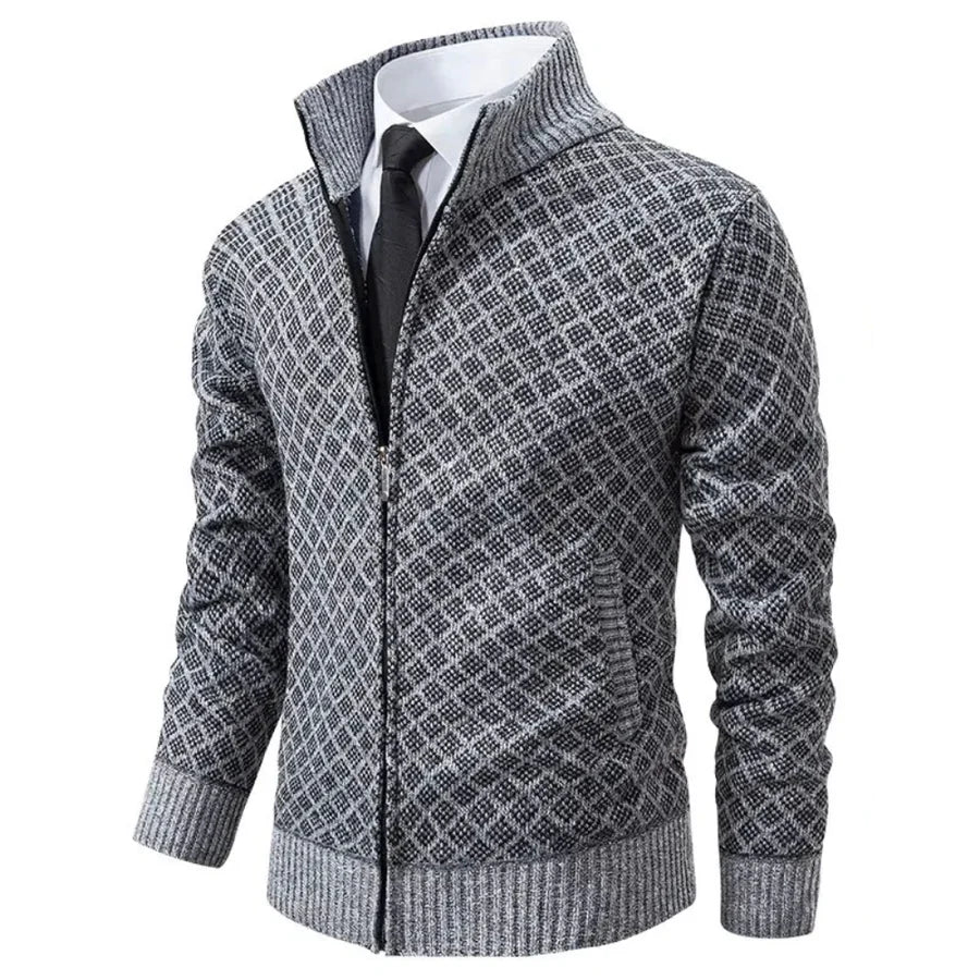 HARRISON OF CALIFORNIA | ZIP-UP CARDIGAN FOR MEN
