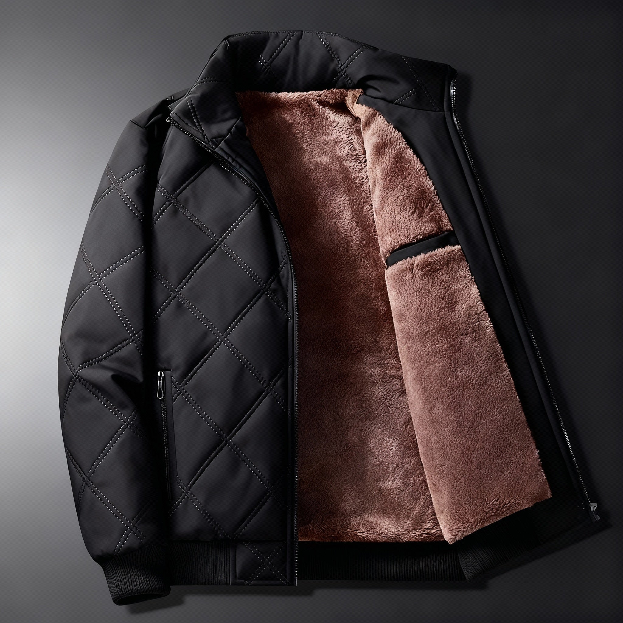 HARRISON OF CALIFORNIA | MENS FLEECE PADDING JACKET