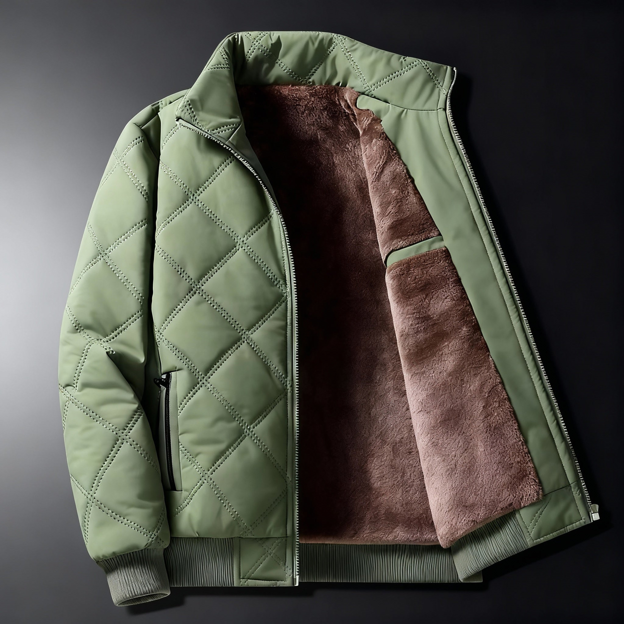 HARRISON OF CALIFORNIA | MENS FLEECE PADDING JACKET