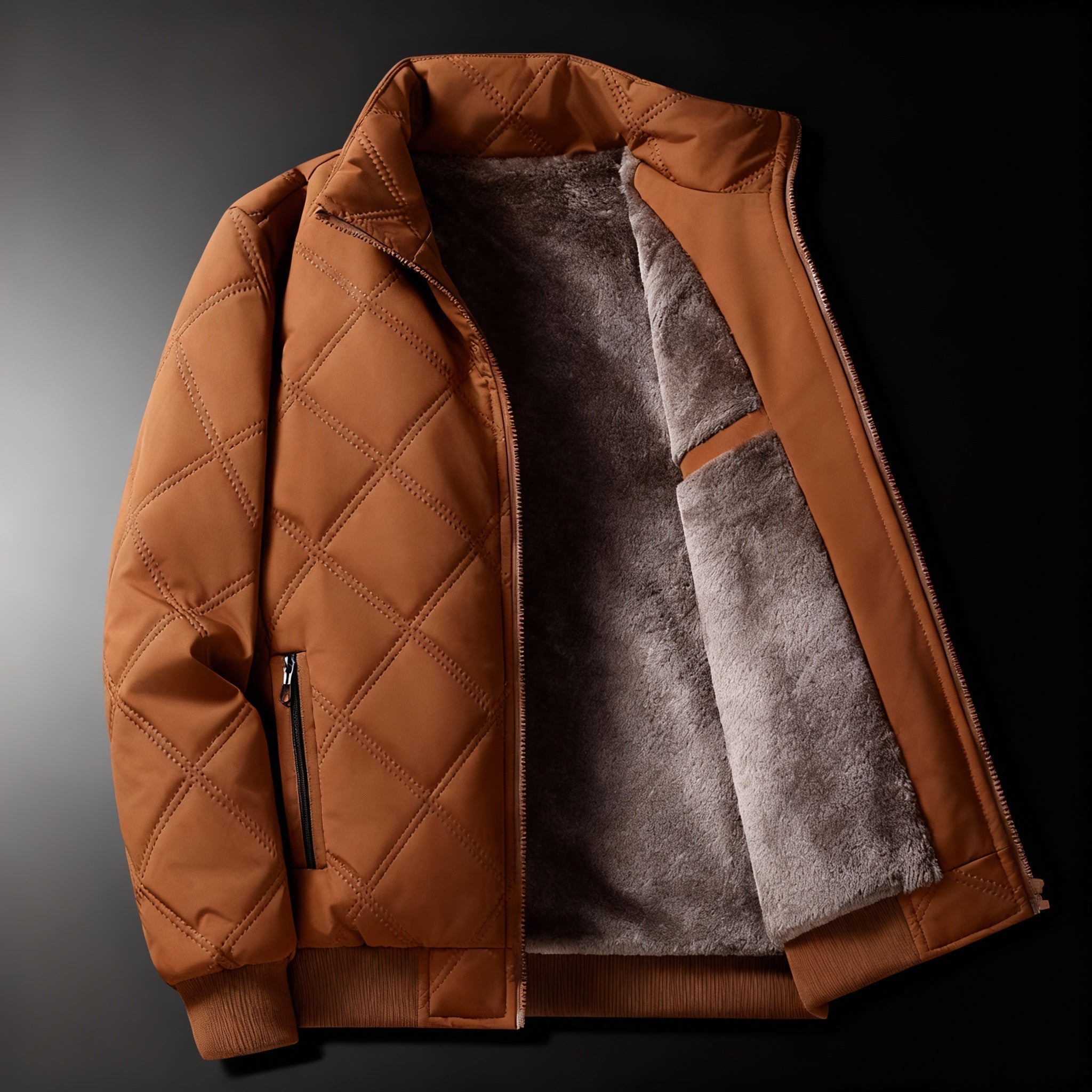 HARRISON OF CALIFORNIA | MENS FLEECE PADDING JACKET