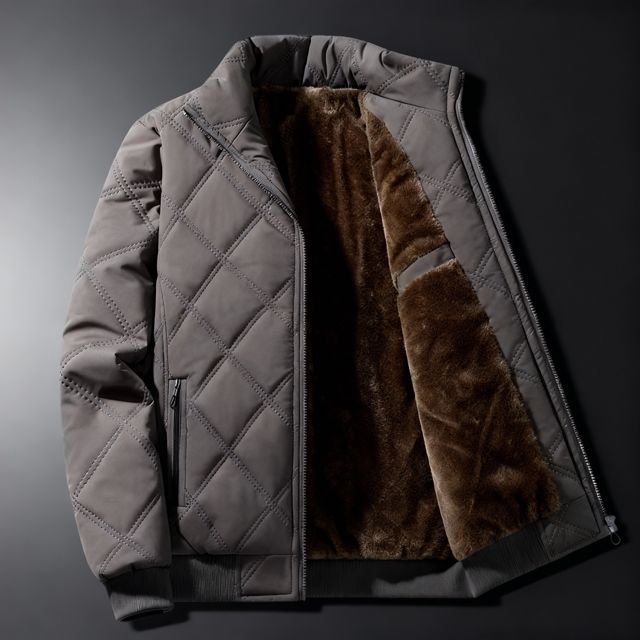 HARRISON OF CALIFORNIA | MENS FLEECE PADDING JACKET