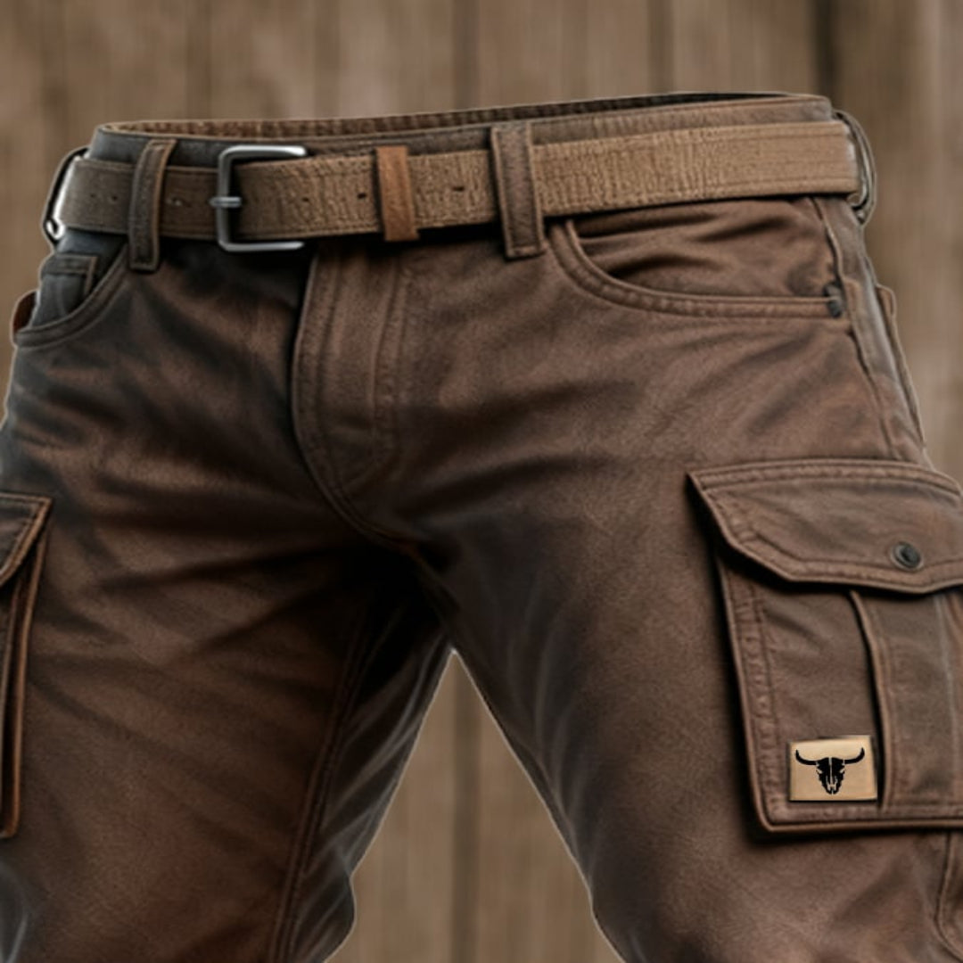 HARRISON OF CALIFORNIA | DOUBLE-LAYER CARGO PANTS FOR MEN
