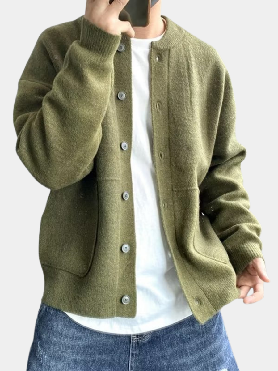 HARRISON OF CALIFORNIA | ELEGANT AND REFINED CARDIGAN FOR MEN
