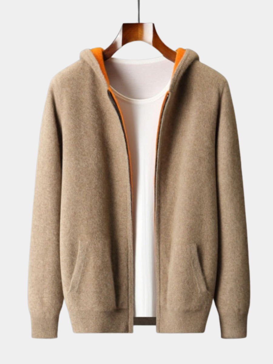 HARRISON OF CALIFORNIA | WOOL HOODIE FOR MEN