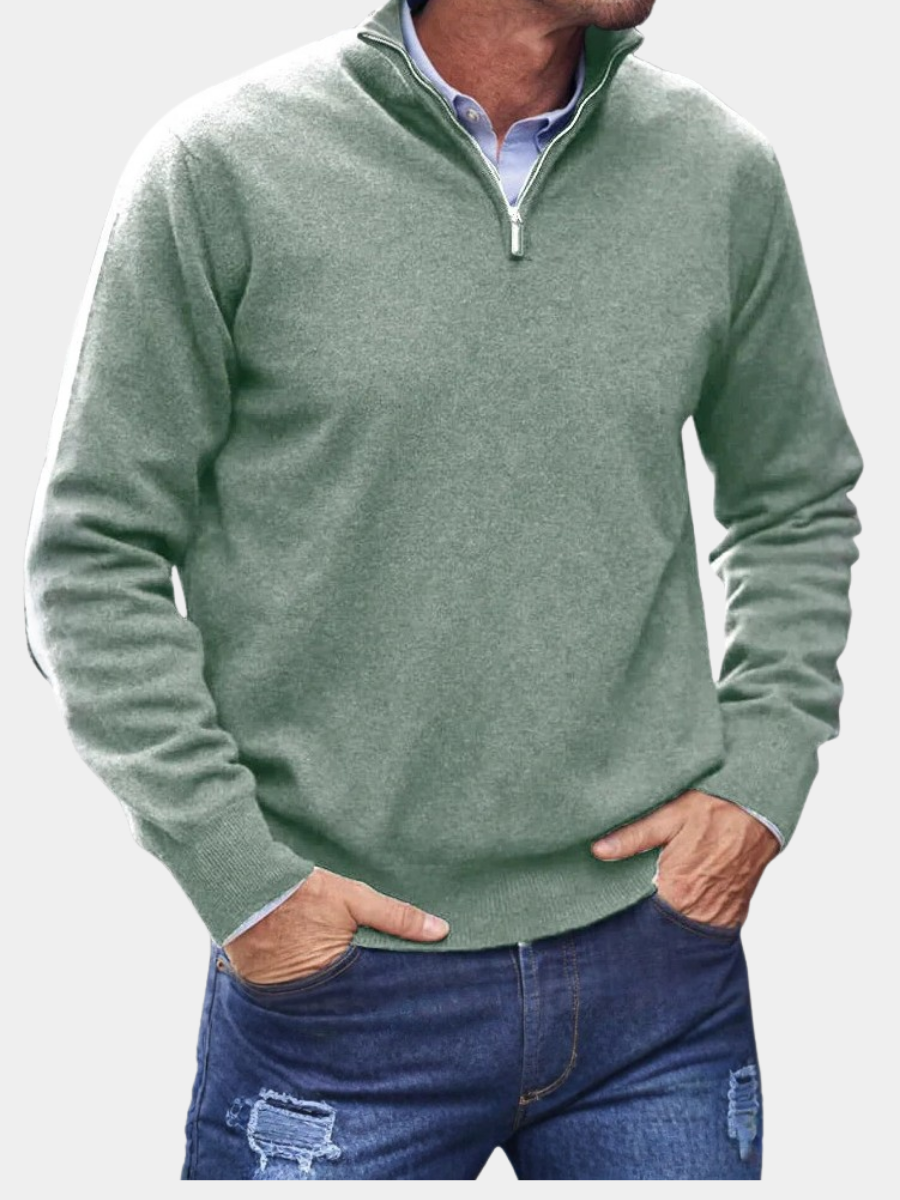 HARRISON OF CALIFORNIA | ZIP PULLOVER FOR MEN