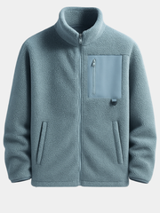 HARRISON OF CALIFORNIA | FLEECE JACKET WITH ZIP FOR MEN