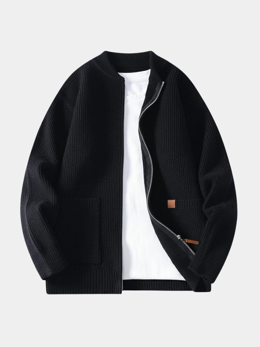 HARRISON OF CALIFORNIA | RIBBED KNIT JACKET FOR MEN