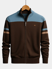 HARRISON OF CALIFORNIA | COLORBLOCK HOODIE WITH ZIP FOR MEN