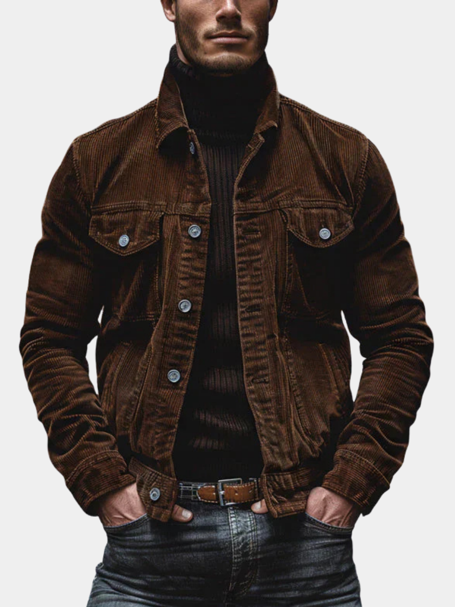 HARRISON OF CALIFORNIA | RETRO CORDUROY JACKET FOR MEN