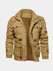 HARRISON OF CALIFORNIA | WINTER JACKET WITH SHERPA LINING FOR MEN