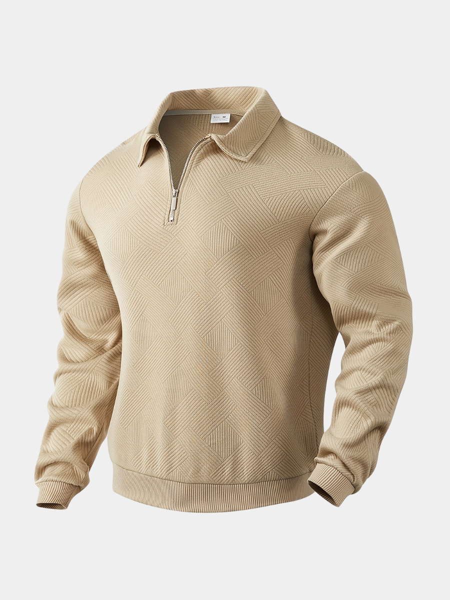 HARRISON OF CALIFORNIA | GEOMETRIC KNIT PULLOVER FOR MEN