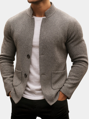 HARRISON OF CALIFORNIA | KNITTED WOOL CARDIGAN FOR MEN