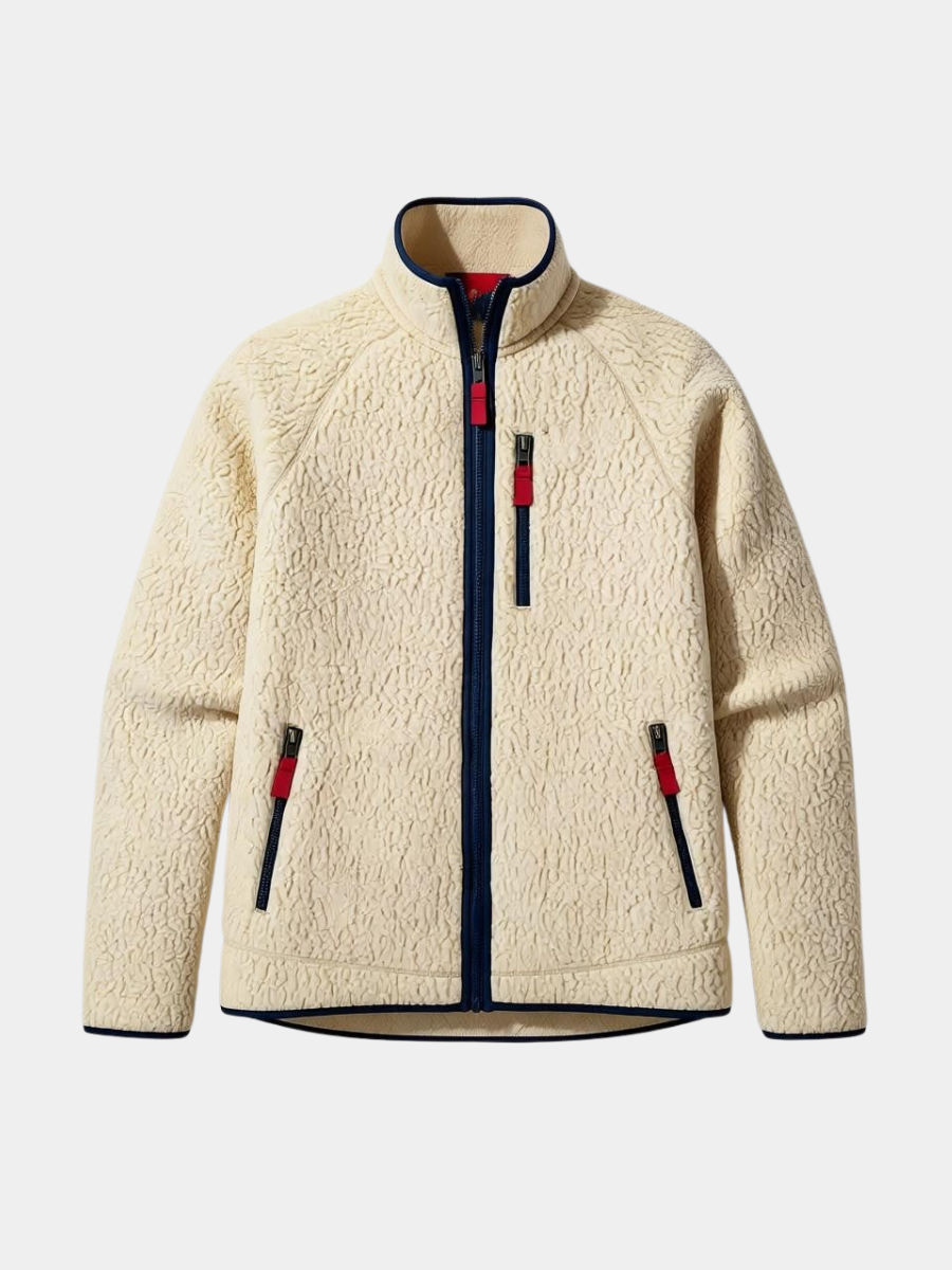 HARRISON OF CALIFORNIA | SHERPA FLEECE JACKET FOR MEN