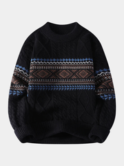 HARRISON OF CALIFORNIA | NORDIC KNIT PULLOVER FOR MEN