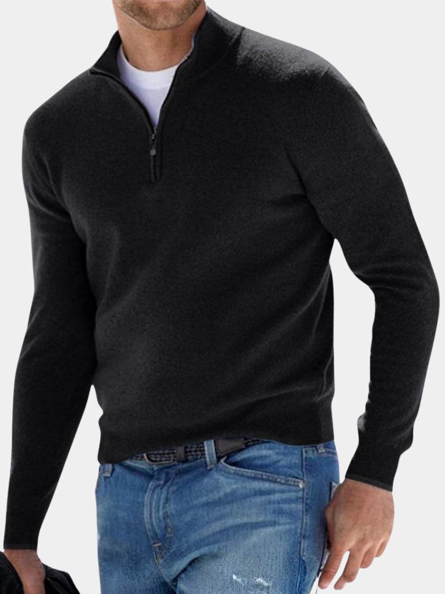 HARRISON OF CALIFORNIA | ZIP-UP PULLOVER FOR MEN