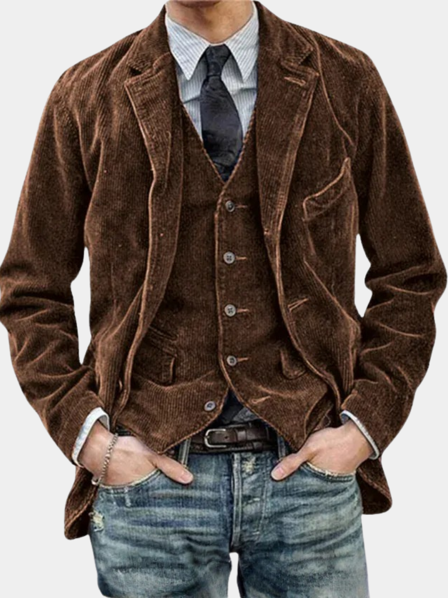 HARRISON OF CALIFORNIA | CORDUROY SUIT SET FOR MEN