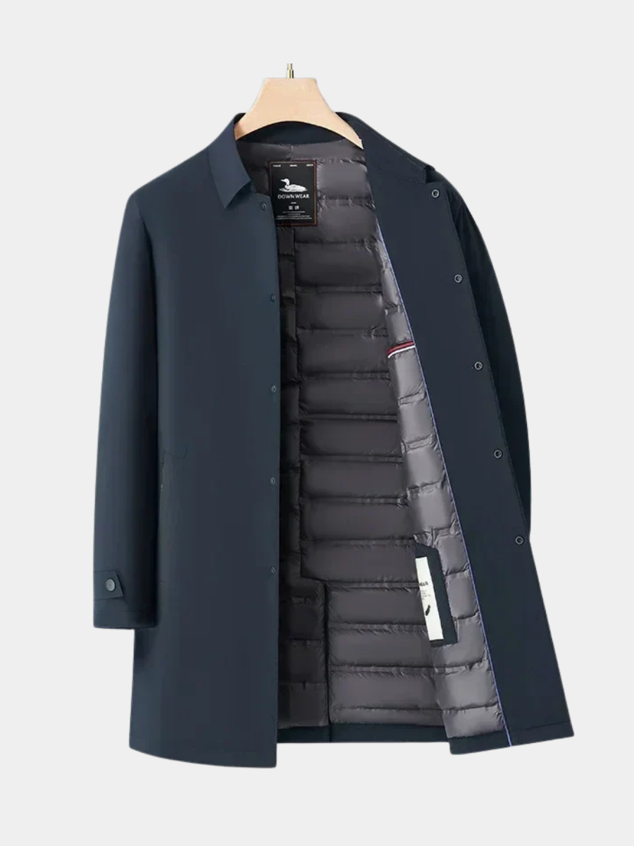 HARRISON OF CALIFORNIA | INSULATED TRENCH COAT FOR MEN