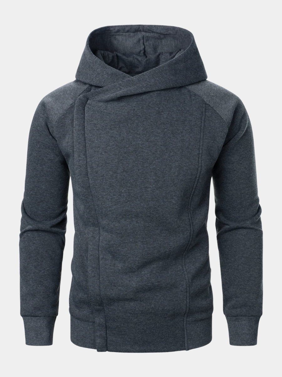 HARRISON OF CALIFORNIA | CROSSOVER ZIP HOODIE FOR MEN