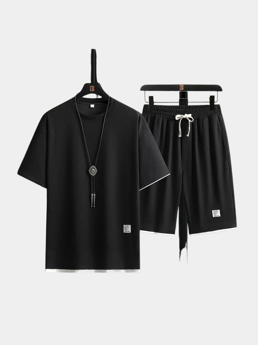 HARRISON OF CALIFORNIA | TEXTURED KNIT SET FOR MEN
