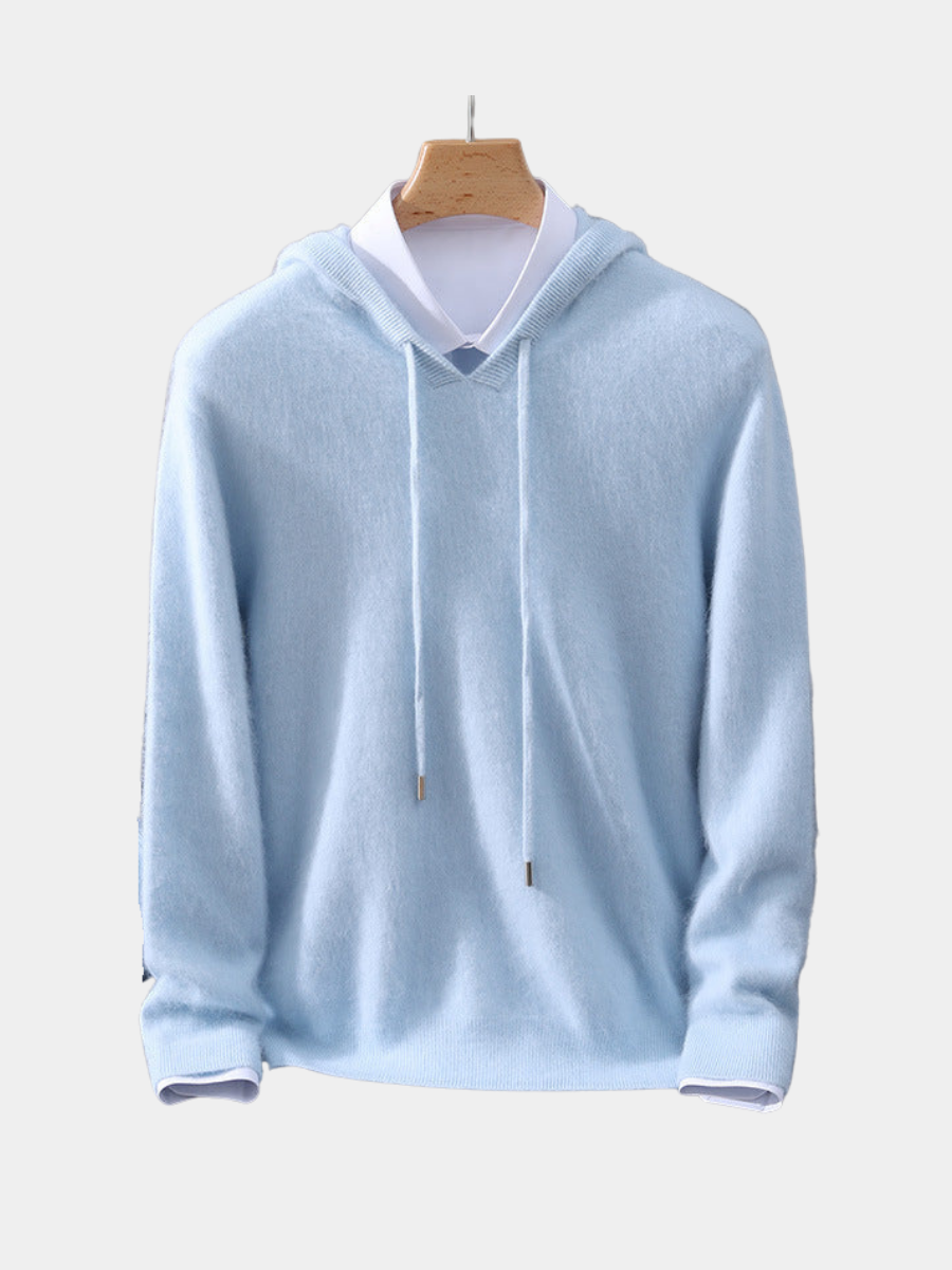HARRISON OF CALIFORNIA | WOOL BLEND HOODIE FOR MEN