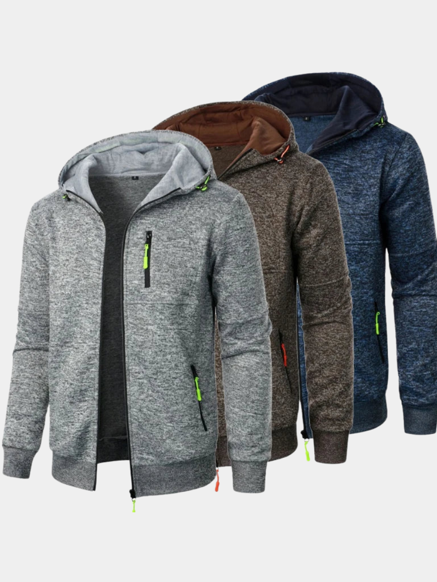 HARRISON OF CALIFORNIA | ELEGANT FLEECE JACKET FOR MEN