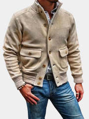 HARRISON OF CALIFORNIA | CLASSIC HIGH COLLAR JACKET FOR MEN