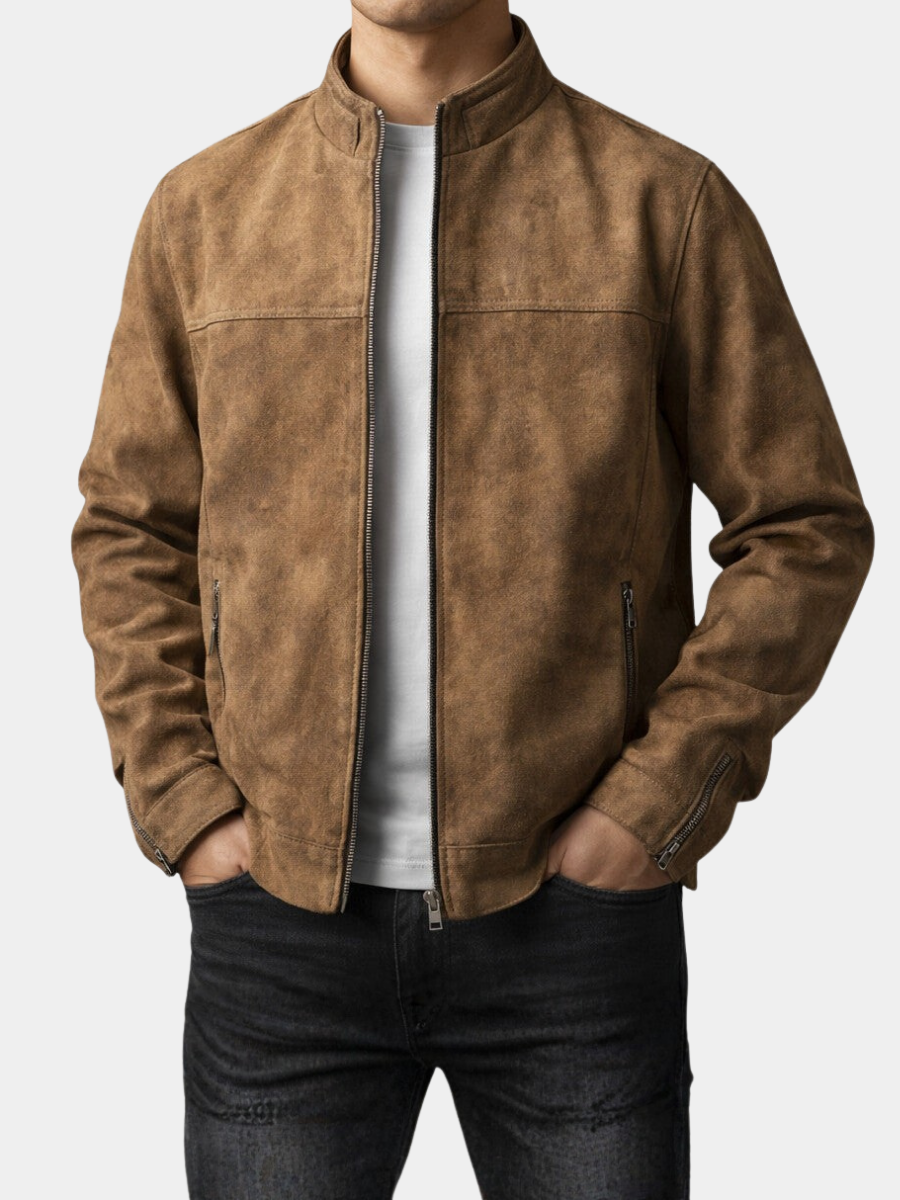 HARRISON OF CALIFORNIA | SLIM FIT MOTORCYCLE JACKET FOR MEN