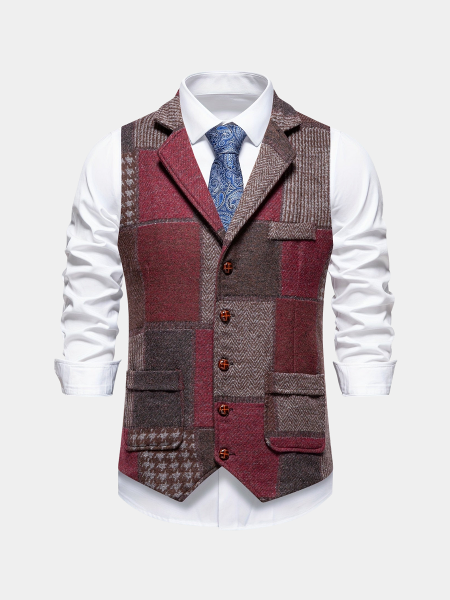 HARRISON OF CALIFORNIA | FORMAL TWEED VEST FOR MEN