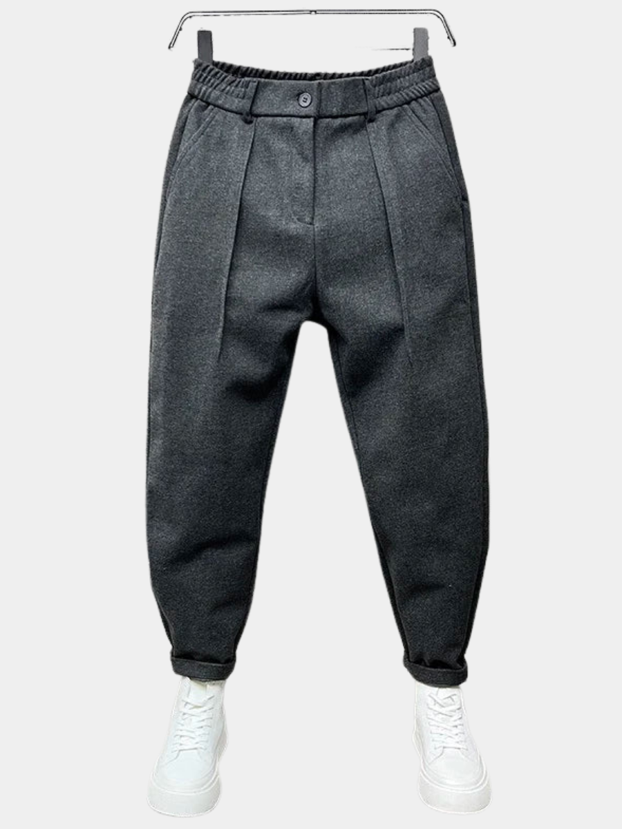 HARRISON OF CALIFORNIA | TAPERED TEXTURED PANTS