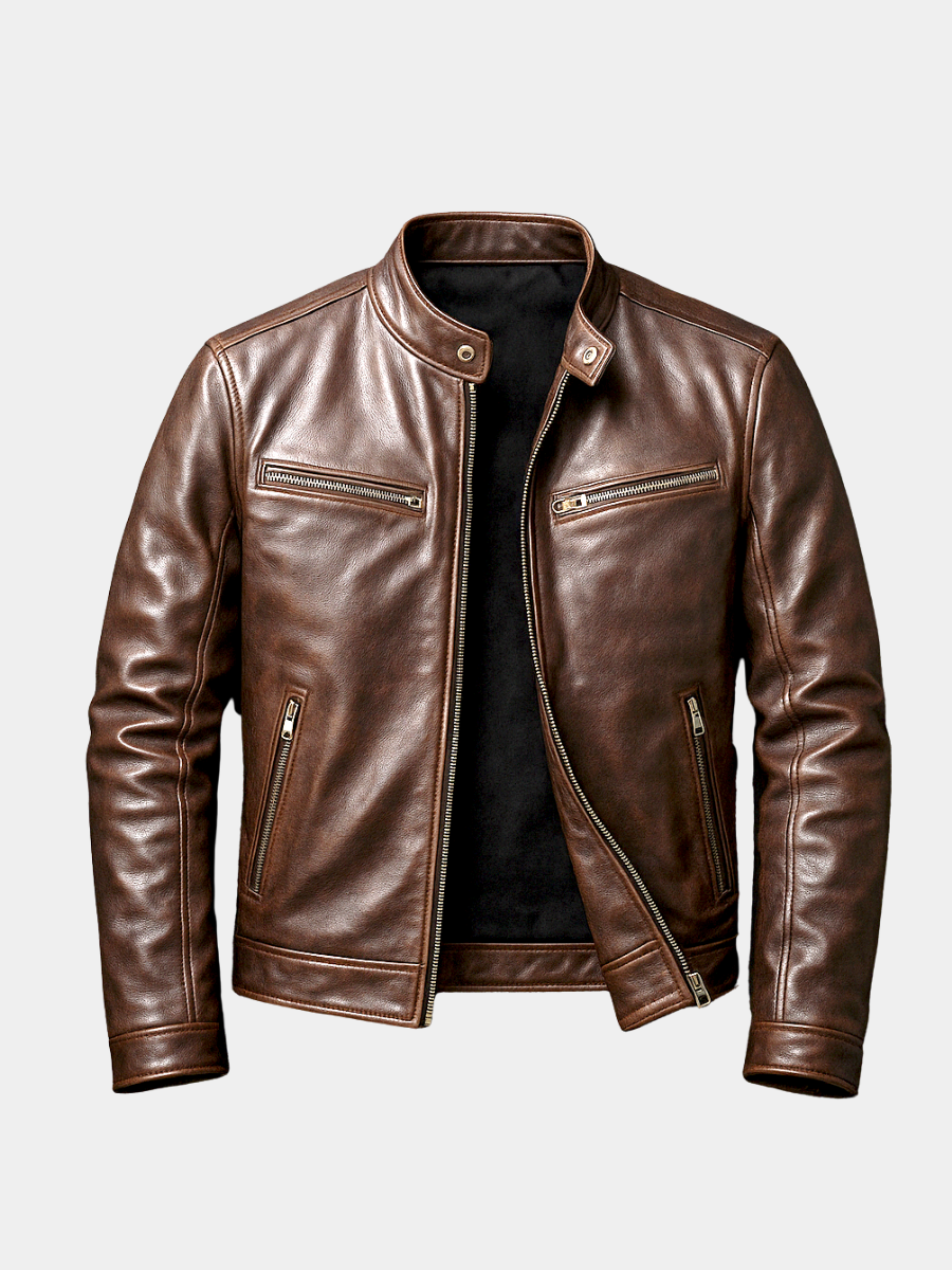 HARRISON OF CALIFORNIA | CLASSIC AND ELEGANT ZIP-UP JACKET FOR MEN