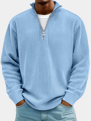 HARRISON OF CALIFORNIA | HALF ZIP SWEATER FOR MEN