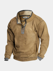 HARRISON OF CALIFORNIA | COZY WINTER ZIP SWEATER FOR MEN