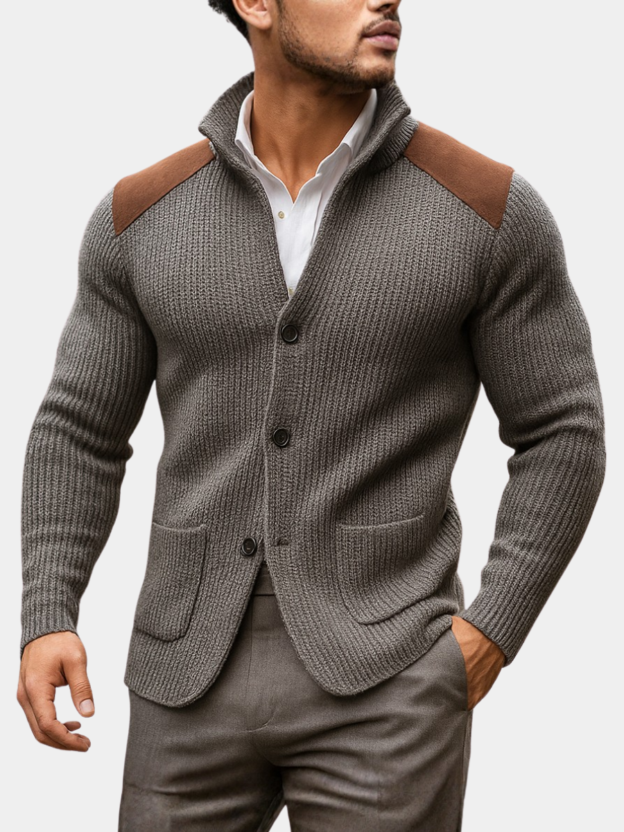 HARRISON OF CALIFORNIA | TEXTURED KNIT BLAZER FOR MEN