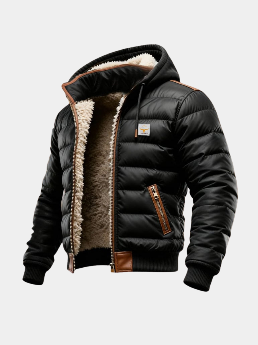 HARRISON OF CALIFORNIA | ELEGANT SHERPA QUILTED JACKET FOR MEN