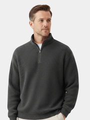 HARRISON OF CALIFORNIA | ELEGANT ZIPPERED SWEATER FOR MEN